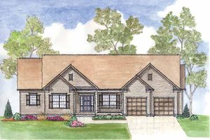 Dream House Plan - Traditional Exterior - Front Elevation Plan #435-18
