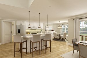 Interior - Kitchen for Farmhouse House Plan #45-623 - 3 bed, 2 bath