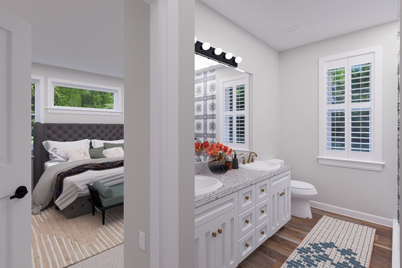 Architectural House Design - Interior - Master Bathroom 2 for Farmhouse House Plan #1060-247 - 3 bed, 3.5 bath