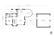 Traditional Style House Plan - 3 Beds 2.5 Baths 1706 Sq/Ft Plan #933-2 Floor 