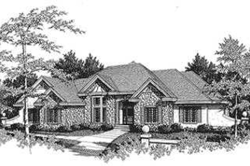 Home Plan - Exterior - Front Elevation Plan #70-474