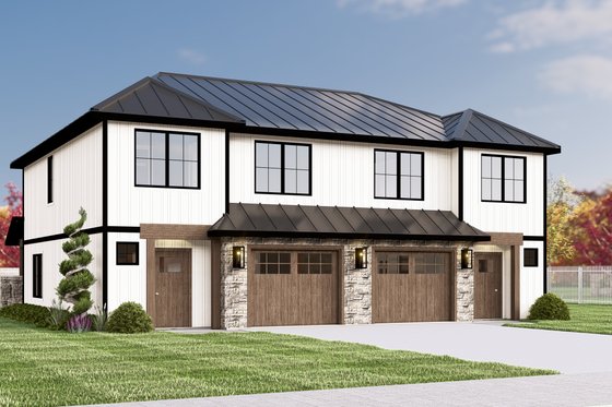 Contemporary Duplex Design