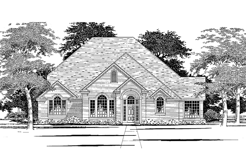 Architectural House Design - Traditional Exterior - Front Elevation Plan #472-225