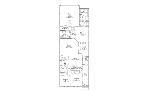 Traditional Floor Plan - Main Floor Plan #69-405