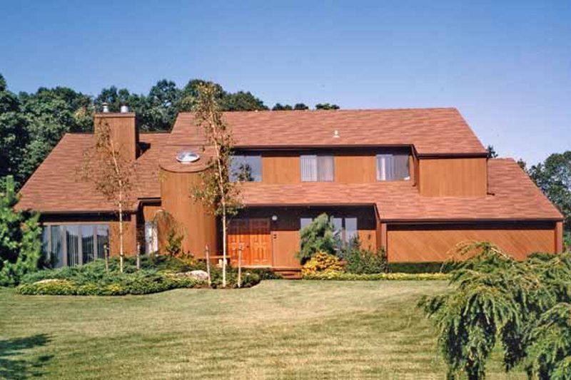 House Blueprint - Contemporary Exterior - Front Elevation Plan #314-255