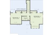European Style House Plan - 3 Beds 2.5 Baths 1654 Sq/Ft Plan #17-2255 