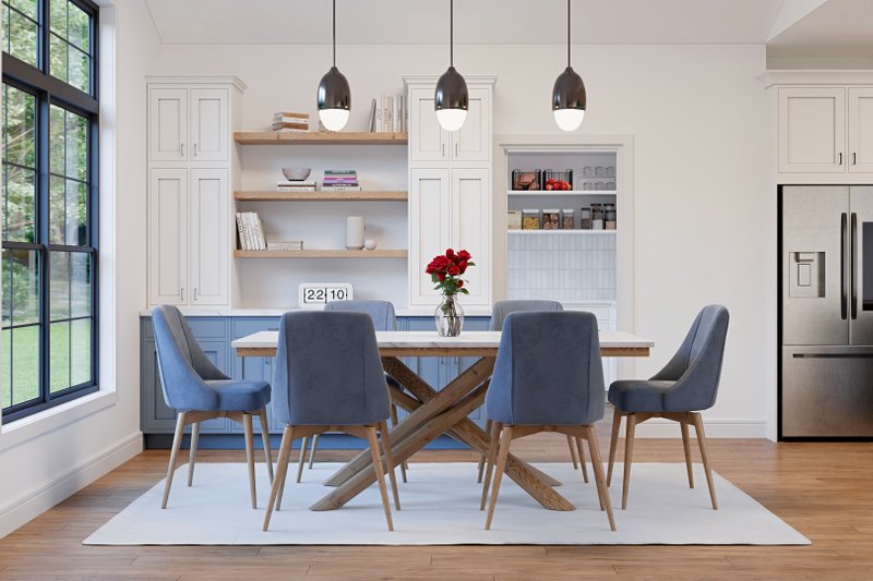 Architectural House Design - Interior - Dining Room for Country House Plan #1089-23 - 3 bed, 2 bath