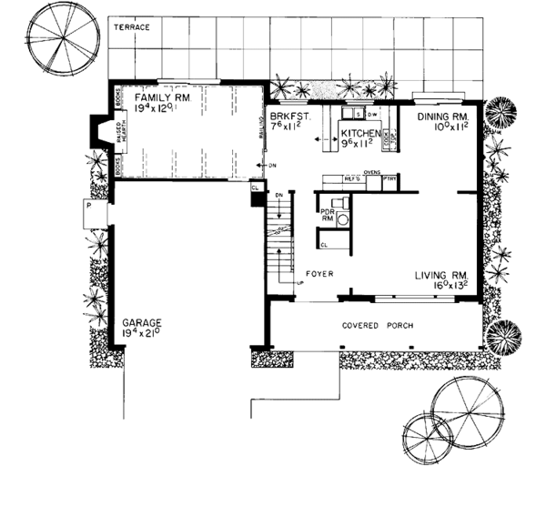 Dream House Plan - Country Floor Plan - Main Floor Plan #72-571