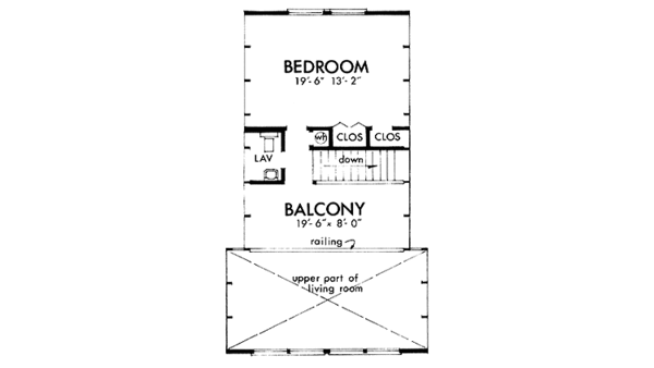House Plan Design - European Floor Plan - Upper Floor Plan #320-1218