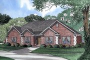 European Style House Plan - 3 Beds 2 Baths 2092 Sq/Ft Plan #17-111 