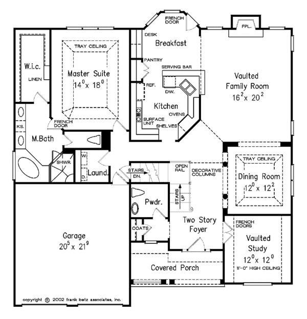 Architectural House Design - Country Floor Plan - Main Floor Plan #927-893