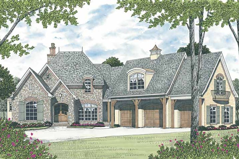Home Plan - European Exterior - Front Elevation Plan #453-594