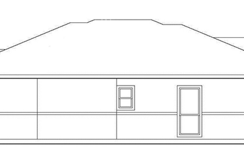 Home Plan - Exterior - Other Elevation 1 for Mediterranean House Plan #472-403 - 3 bed, 2 bath