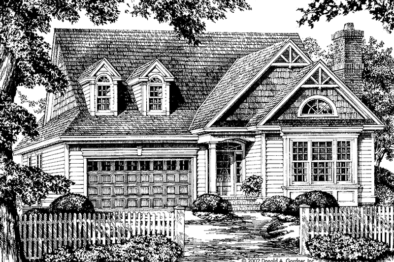 Architectural House Design - Ranch Exterior - Front Elevation Plan #929-691