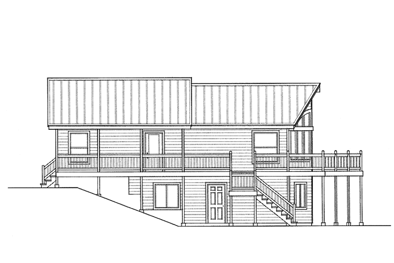 Dream House Plan - Exterior - Other Elevation for European House Plan #1037-4 - 4 bed, 2 bath