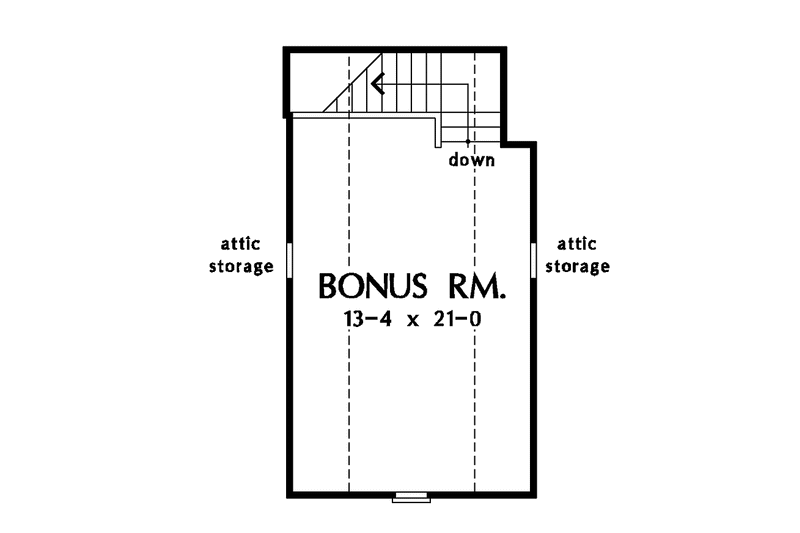 Home Plan - Floor Plan - Other Floor for Traditional House Plan #929-608 - 3 bed, 2 bath