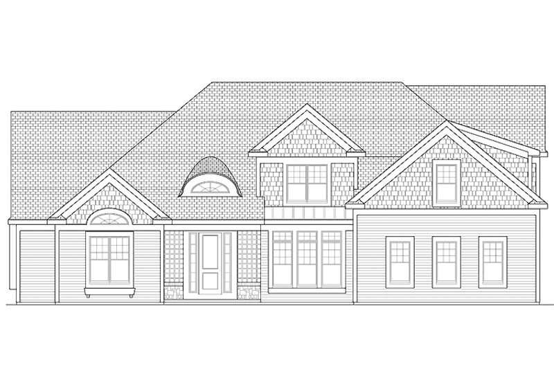 Architectural House Design - Craftsman Exterior - Front Elevation Plan #328-365