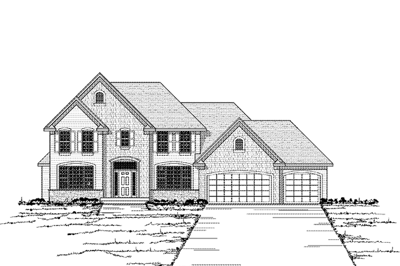 Dream House Plan - Traditional Exterior - Front Elevation Plan #51-1050