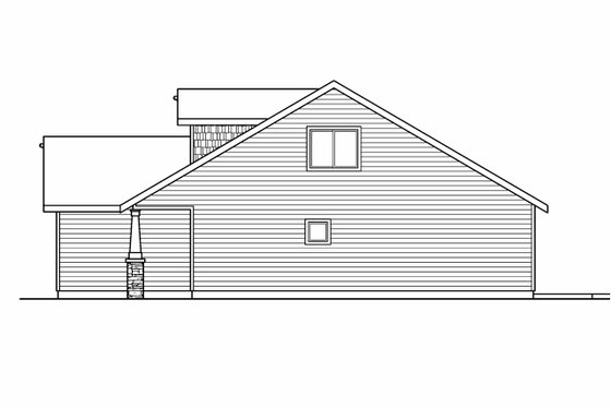 Exterior - Other Elevation 1 House Plan #124-692 - 3 bed, 2.5 bath