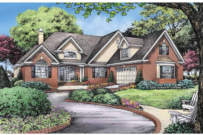 Home Plan - Exterior - Front Elevation 3 for Craftsman House Plan #929-826 - 3 bed, 2 bath