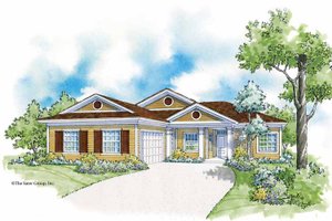 Country Exterior - Front Elevation Plan #930-365