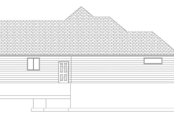 Exterior - Other Elevation for Ranch House Plan #1060-10 - 3 bed, 2 bath