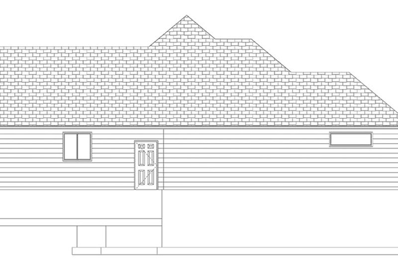 Home Plan - Exterior - Other Elevation for Ranch House Plan #1060-10 - 3 bed, 2 bath