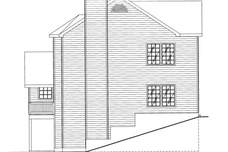 Dream House Plan - Exterior - Other Elevation for Country House Plan #117-835 - 5 bed, 5.5 bath