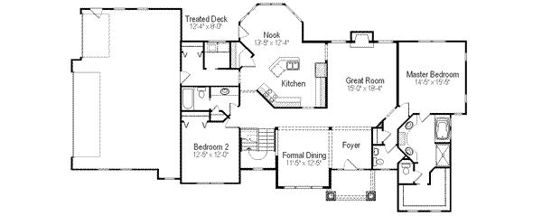 Traditional Floor Plan - Main Floor Plan #49-265