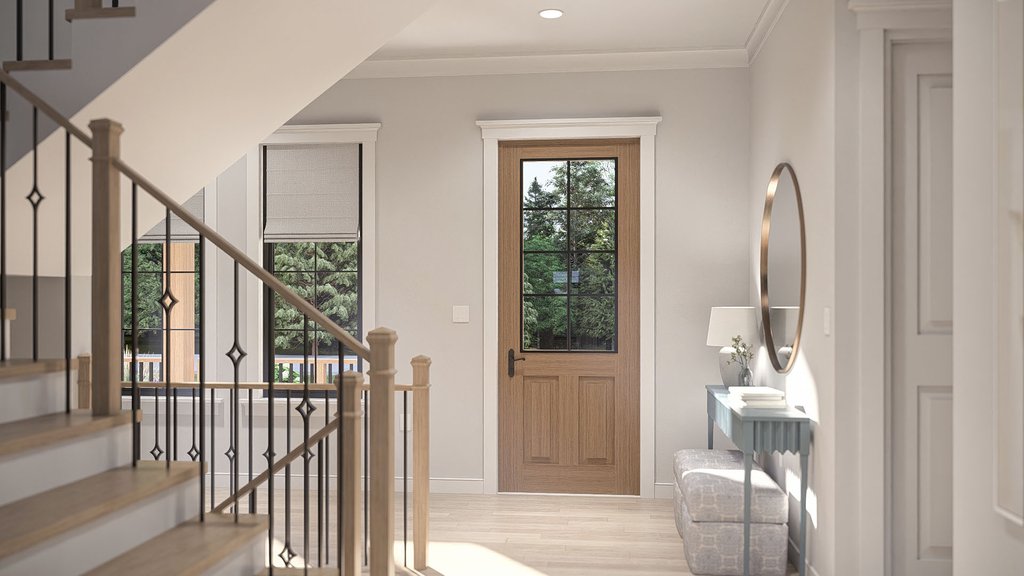 Interior - Entry 1 for Traditional House Plan #455-787 - 4 bed, 4 bath