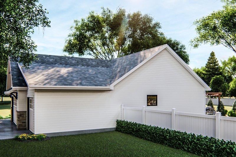Home Plan - Exterior - Other Elevation 2 for Farmhouse House Plan #455-223 - 3 bed, 2 bath