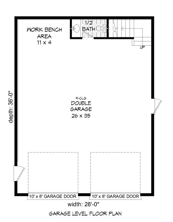 Architectural House Design - Farmhouse Floor Plan - Main Floor Plan #932-159