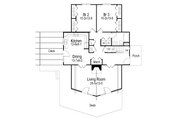 Modern Style House Plan - 3 Beds 2 Baths 1769 Sq/Ft Plan #57-161 