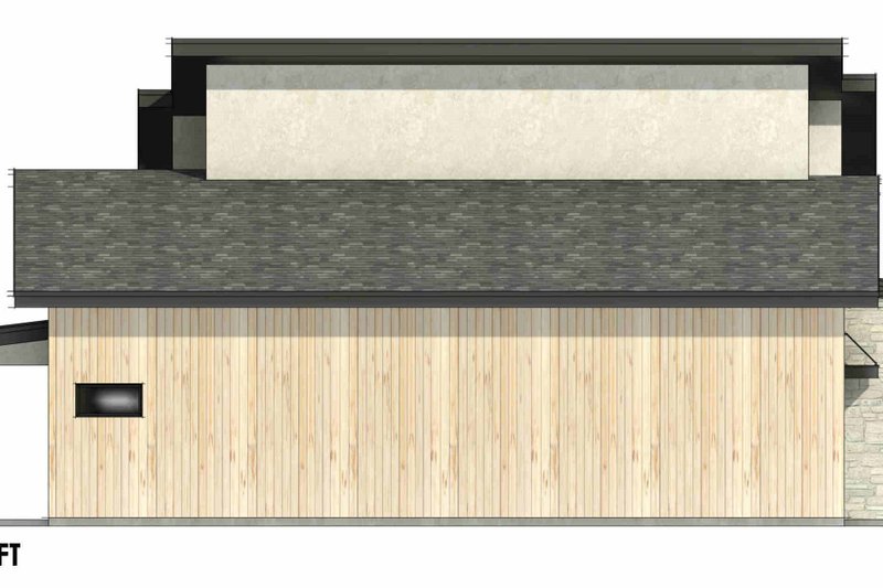 House Design - Exterior - Other Elevation for Modern House Plan #1096-134 - 3 bed, 2.5 bath