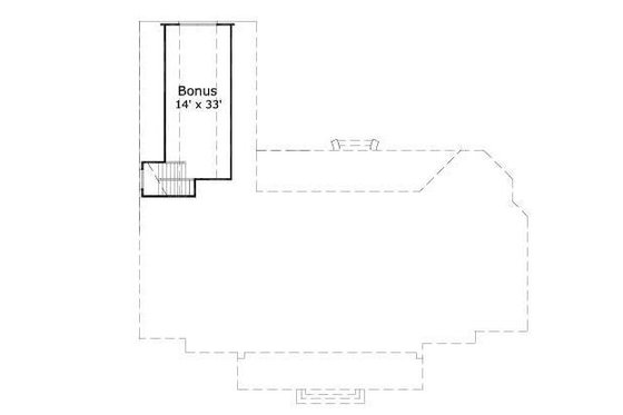 Floor Plan - Other Floor for European House Plan #411-469 - 3 bed, 2.5 bath
