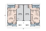 Cottage Style House Plan - 4 Beds 2.5 Baths 2060 Sq/Ft Plan #124-1294 