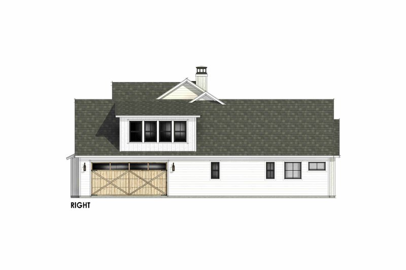 Home Plan - Exterior - Front Elevation 8 for Farmhouse House Plan #1096-214 - 4 bed, 3.5 bath