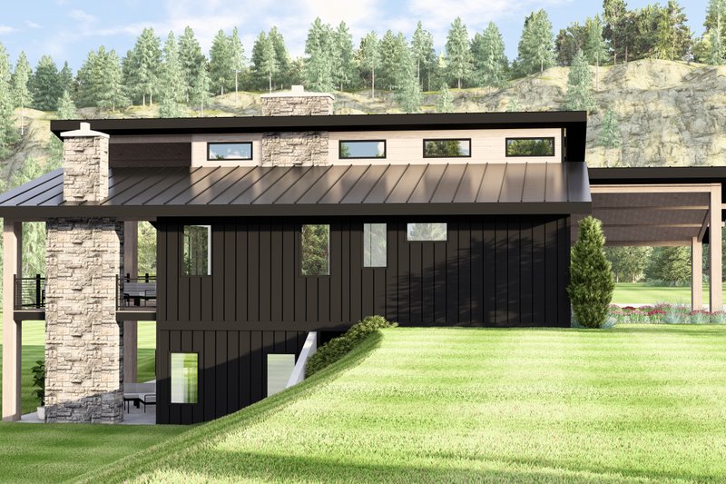 Dream House Plan - Exterior - Other Elevation for Contemporary House Plan #1064-385 - 2 bed, 2 bath