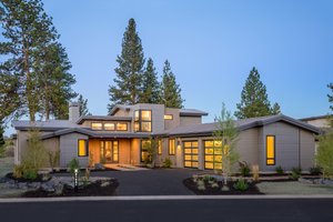 Home Plan - Contemporary Exterior - Front Elevation Plan #892-10