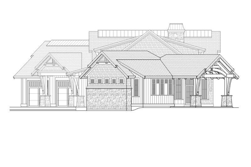Home Plan - Exterior - Other Elevation 1 for Craftsman House Plan #1086-10 - 3 bed, 2.5 bath