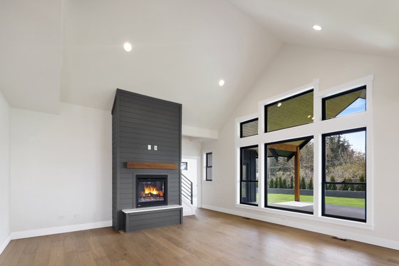 Interior - Family Room 1 for Farmhouse House Plan #1070-223 - 4 bed, 2.5 bath