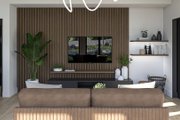 Modern Style House Plan - 1 Beds 1 Baths 583 Sq/Ft Plan #455-374 