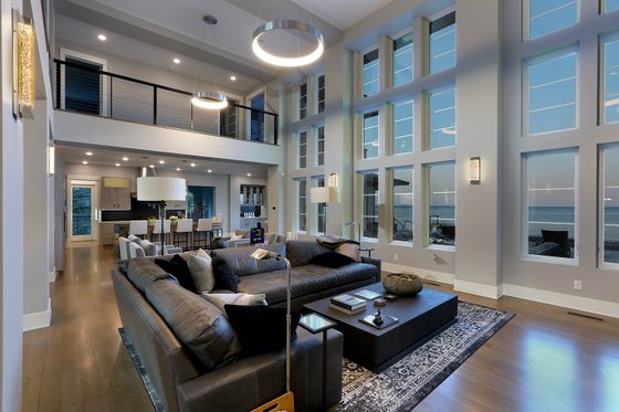 Interior - Family Room 1 for Contemporary House Plan #928-379 - 4 bed, 4.5 bath