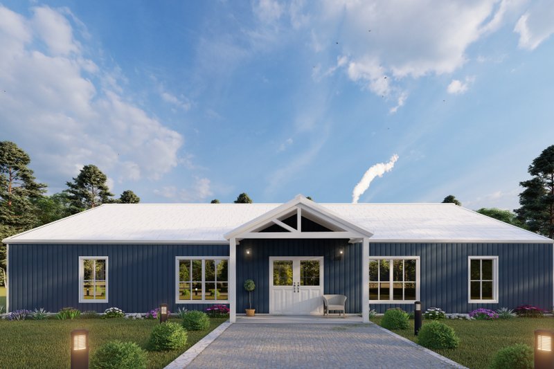 Barndominium Style House Plan - 4 Beds 3 Baths 2139 Sq/Ft Plan #1107-39