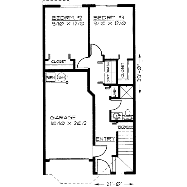 Traditional Floor Plan - Main Floor Plan #303-363