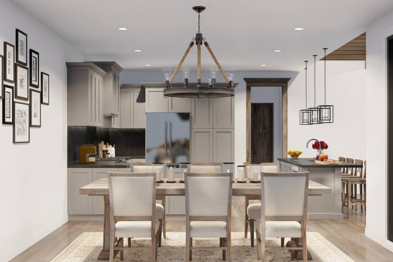 Home Plan - Interior - Dining Room for Ranch House Plan #923-93 - 3 bed, 2 bath