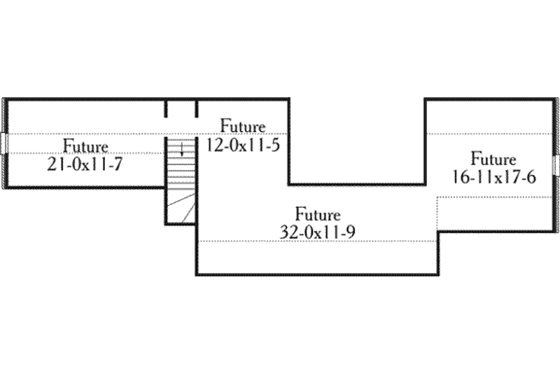 Dream House Plan - Floor Plan - Other Floor for Southern House Plan #406-257 - 4 bed, 2.5 bath