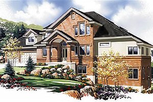 Exterior - Other Elevation for Traditional House Plan #5-225 - 5 bed, 5.5 bath