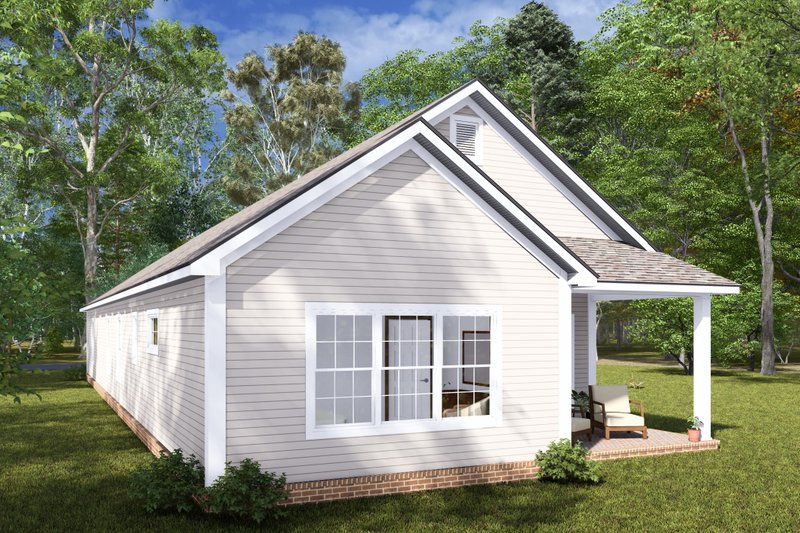 House Blueprint - Exterior - Other Elevation 1 for Cottage House Plan #513-2269 - 3 bed, 2 bath