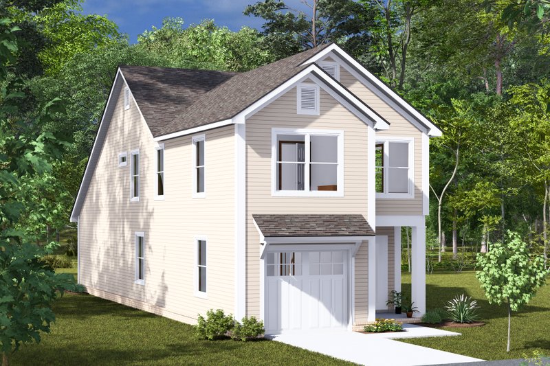 House Design - Exterior - Other Elevation 1 for Cottage House Plan #513-2294 - 3 bed, 3 bath